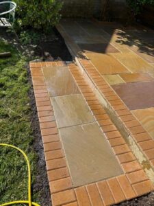 natural stone patio installed wakefield 14