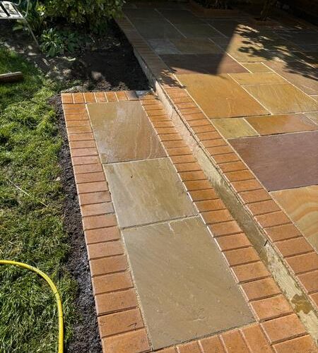 natural stone patio installed wakefield 14