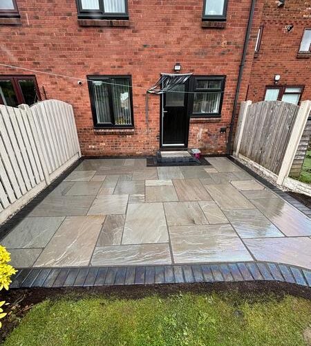 natural stone patio garden pogmoor barnsley 04