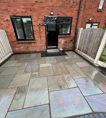 natural stone patio garden pogmoor barnsley 06