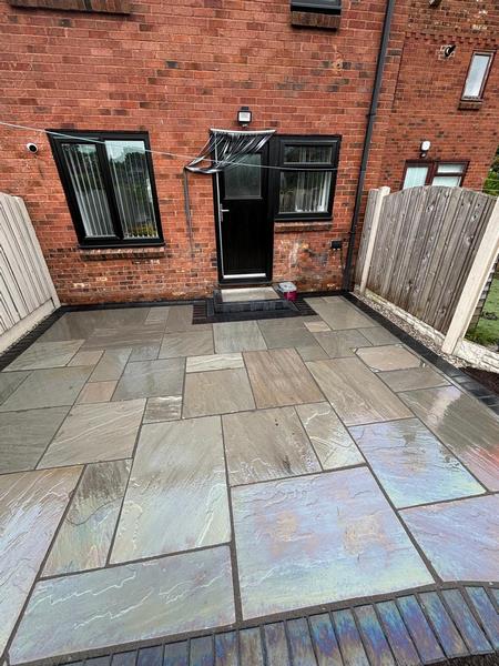 natural stone patio garden pogmoor barnsley 06