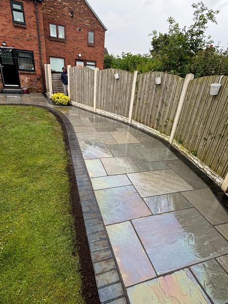 natural stone patio garden pogmoor barnsley 07