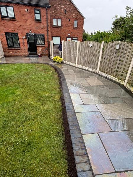 natural stone patio garden pogmoor barnsley 08