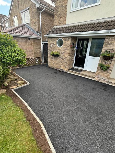 tarmac driveway wakefield kerb edging 04