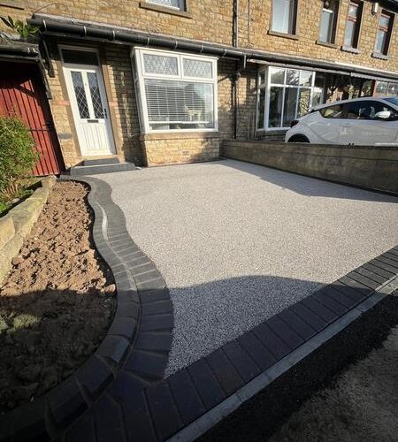 wakefield off street parking area resin bound 02