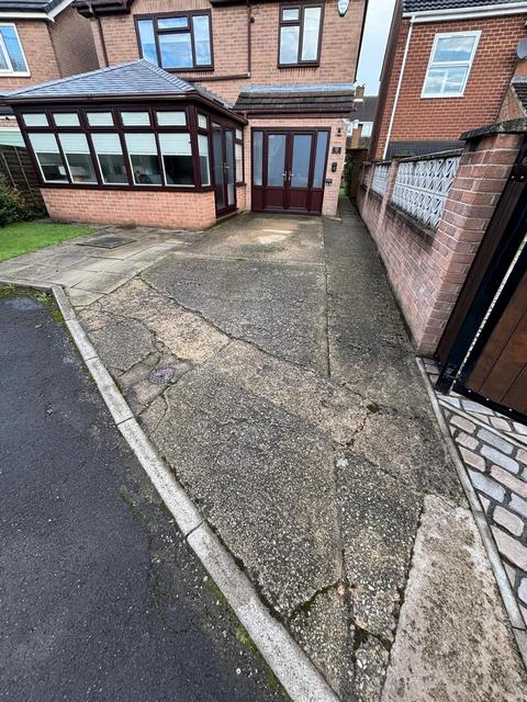 granite paved driveway charcoal border barnsley 02