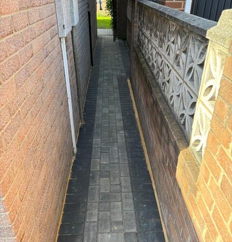 granite paved driveway charcoal border barnsley 04